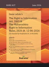 Snowwhite's The Right to Information Act, 2005 & The Maharashtra Right to Information Rules, 2026 dt. 12-06-2026 — image 1