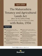 The Maharashtra Tenancy and Agricultural Lands Act and Rules ,1956 — image 1