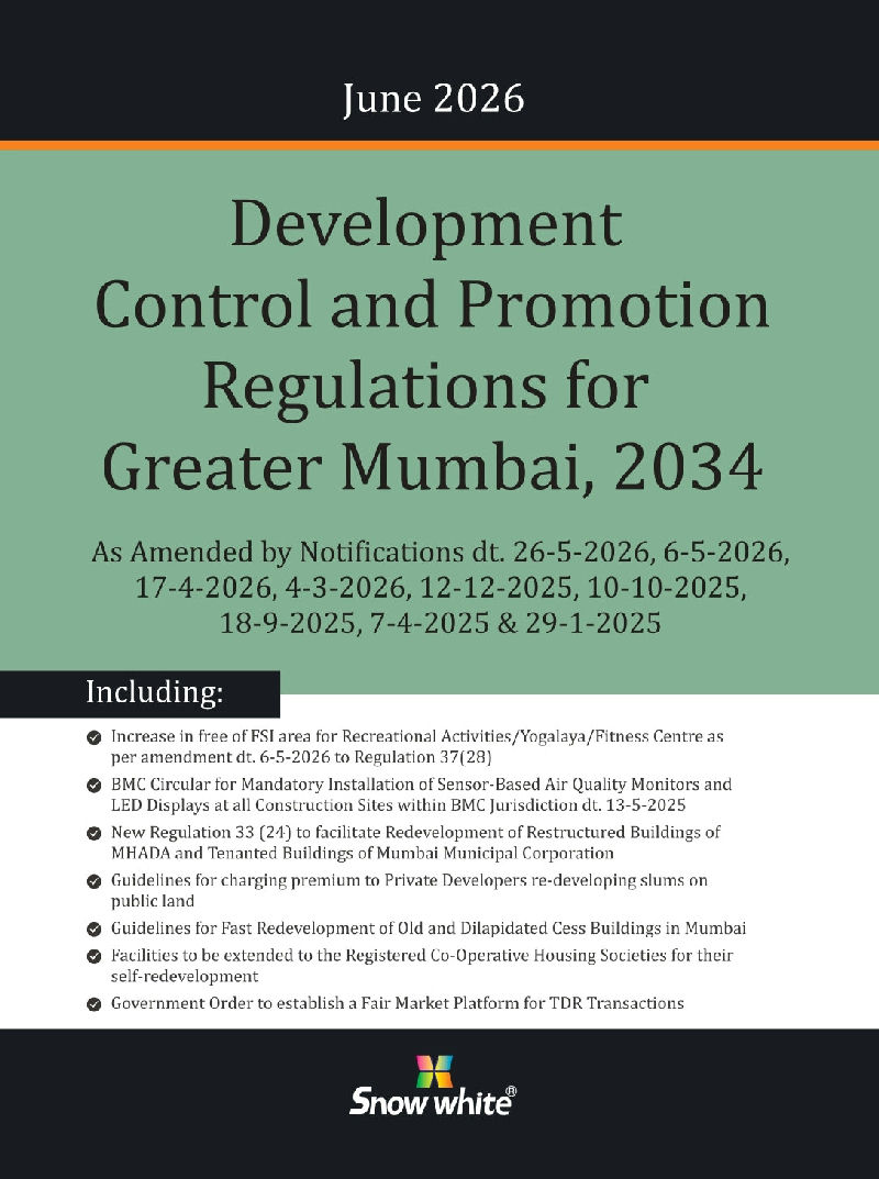 Development Control and Promotion Regulations (DCR) for Greater Mumbai, 2034