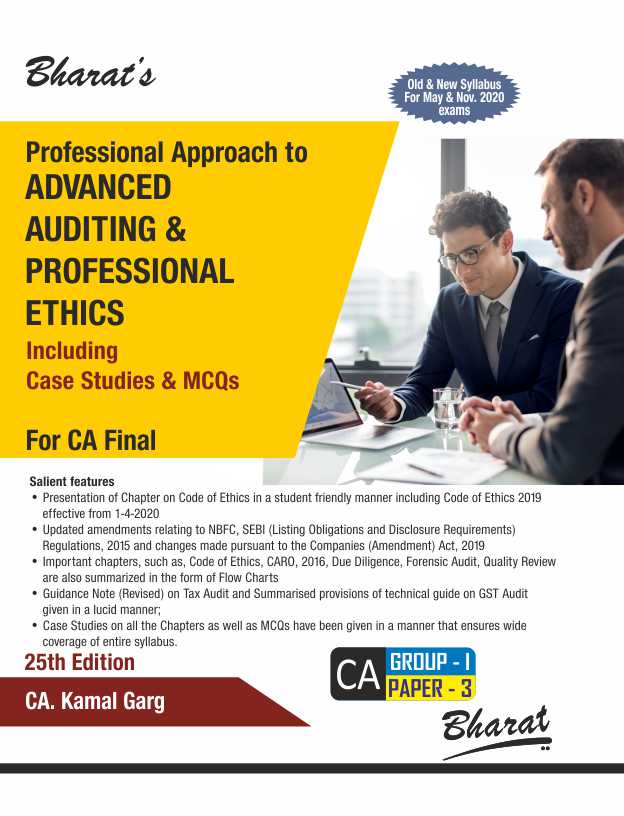 Professional Approach to ADVANCED AUDITING & PROFESSIONAL ETHICS