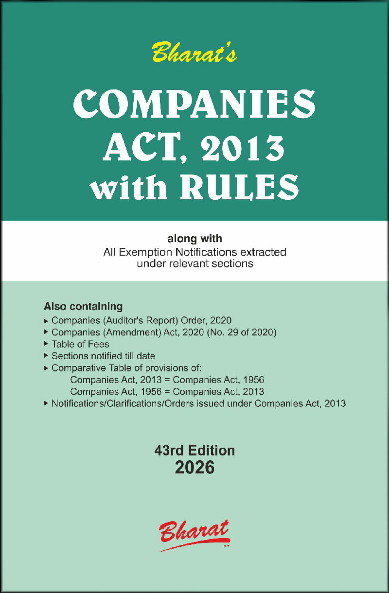 COMPANIES ACT, 2013 with RULES (Pkt edn.)