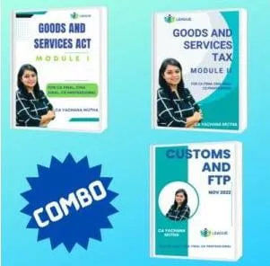 CA Final Indirect Taxes Books May Sept 2026 and Jan 2027 by CA Yachana Mutha