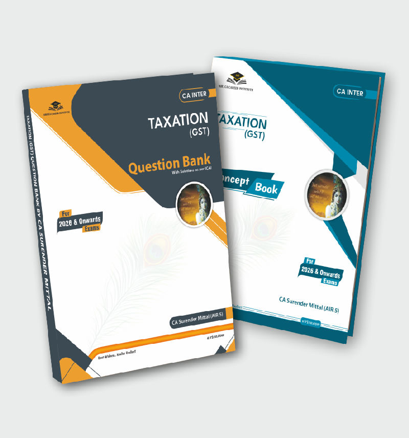 Taxation (GST) - Books Combo (CB+QB)