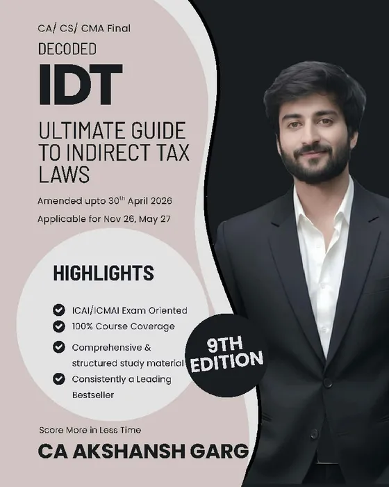 IDT Summary Book – CA Final (9th Edition)