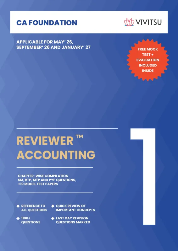 CA Foundation Accounting — Reviewer
