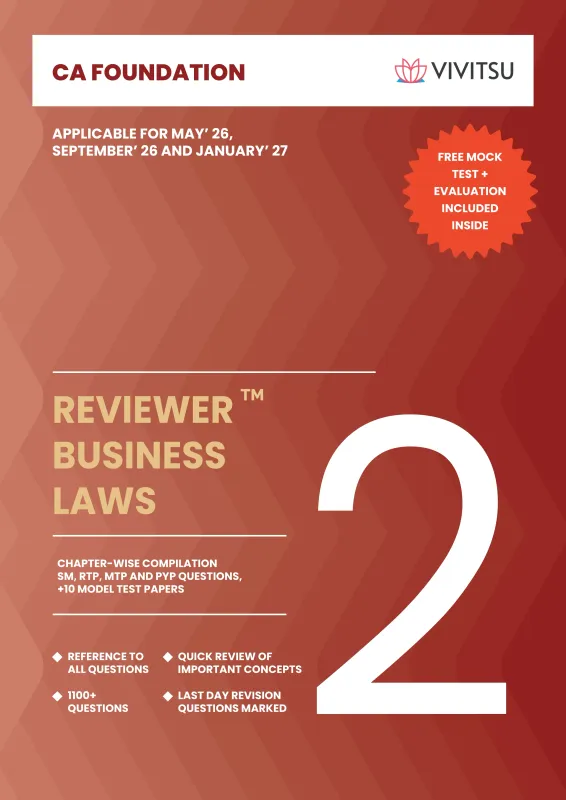 CA Foundation Business Laws — Reviewer
