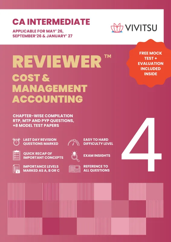 CA Inter Cost and Management Accounting — Reviewer