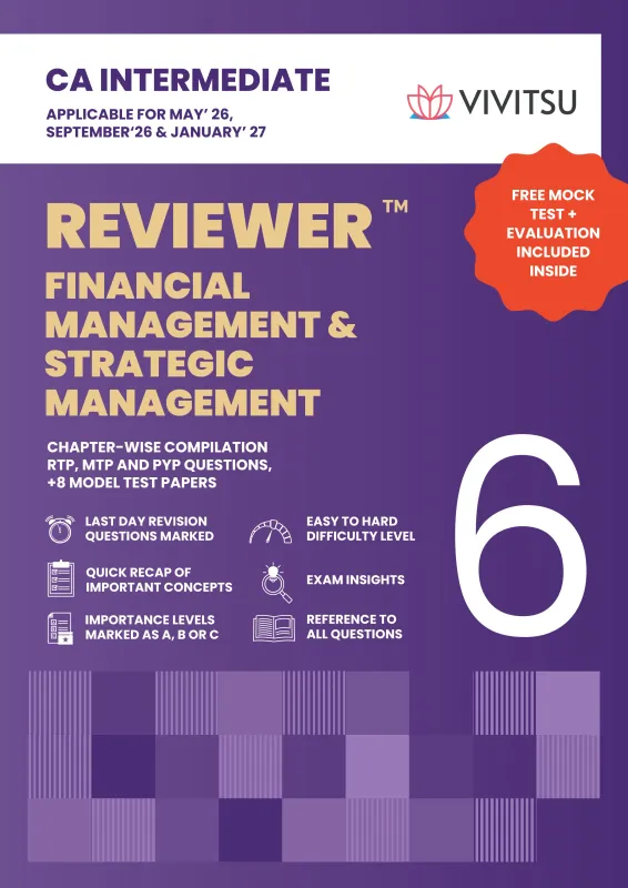 CA Inter Financial Management and Strategic Management — Reviewer
