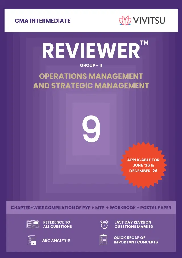 CMA Inter Operations Management and Strategic Management — Reviewer