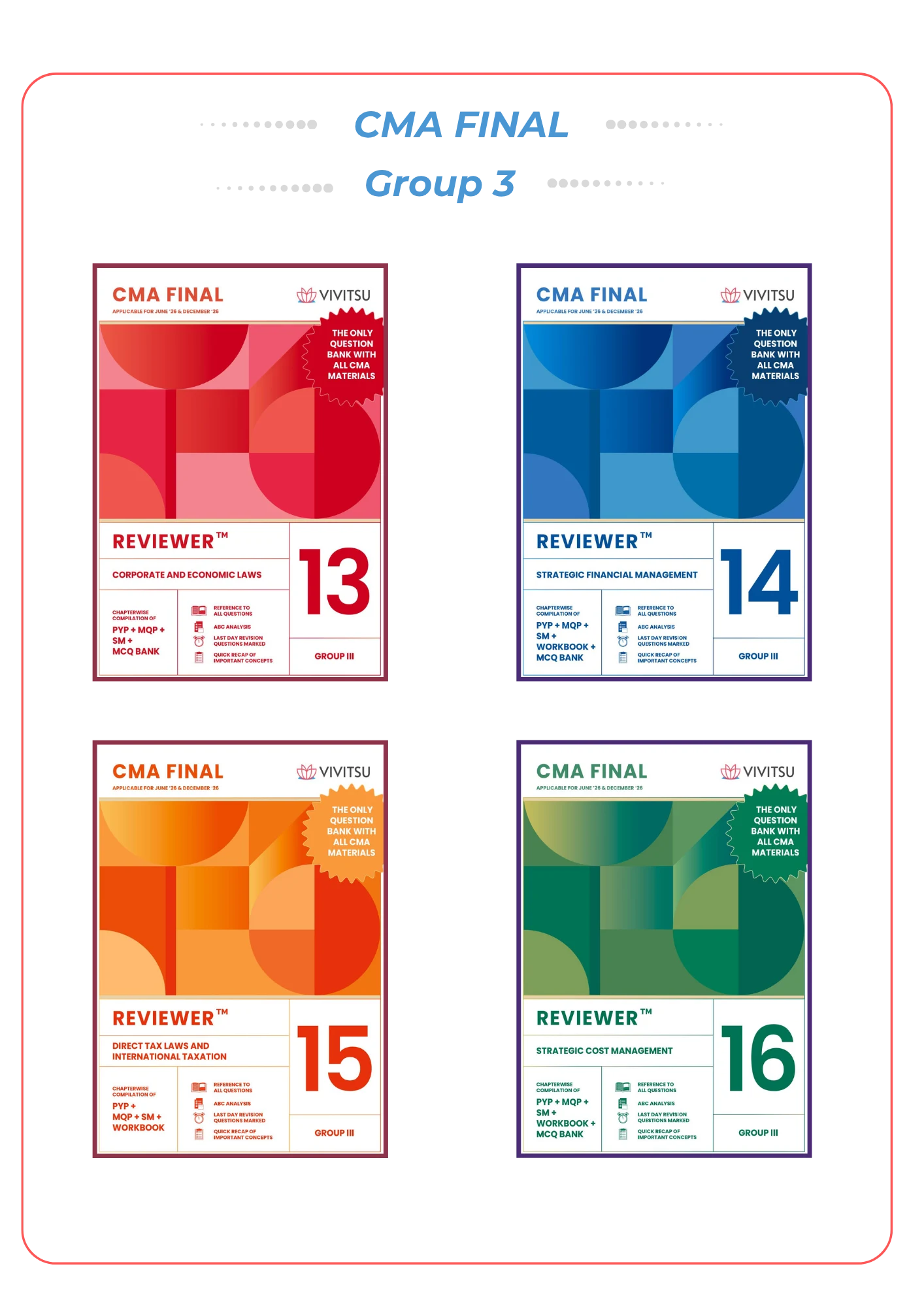 CMA Final Reviewer — CMA Final Group 3