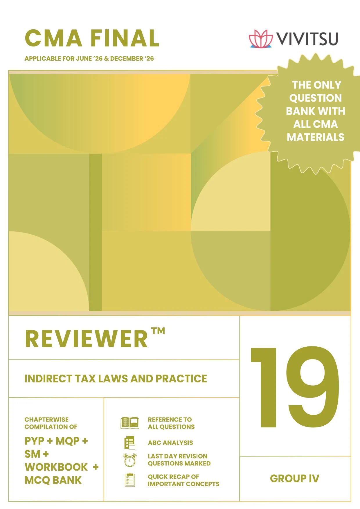 CMA Final Indirect Tax Laws and Practice — Reviewer