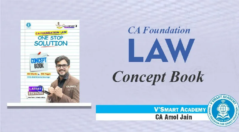 Law One Stop Solution Concept Book | CA Foundation | By CA Amol Jain