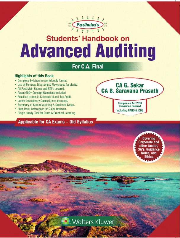 Students Handbook on Advanced Auditing - For CA Final (Old Syllabus)