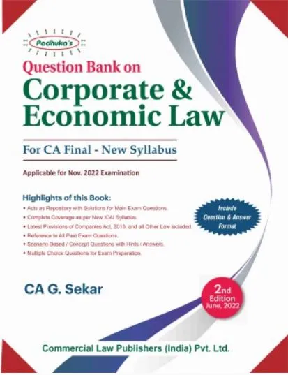 Question Bank on Corporate and Economic Laws