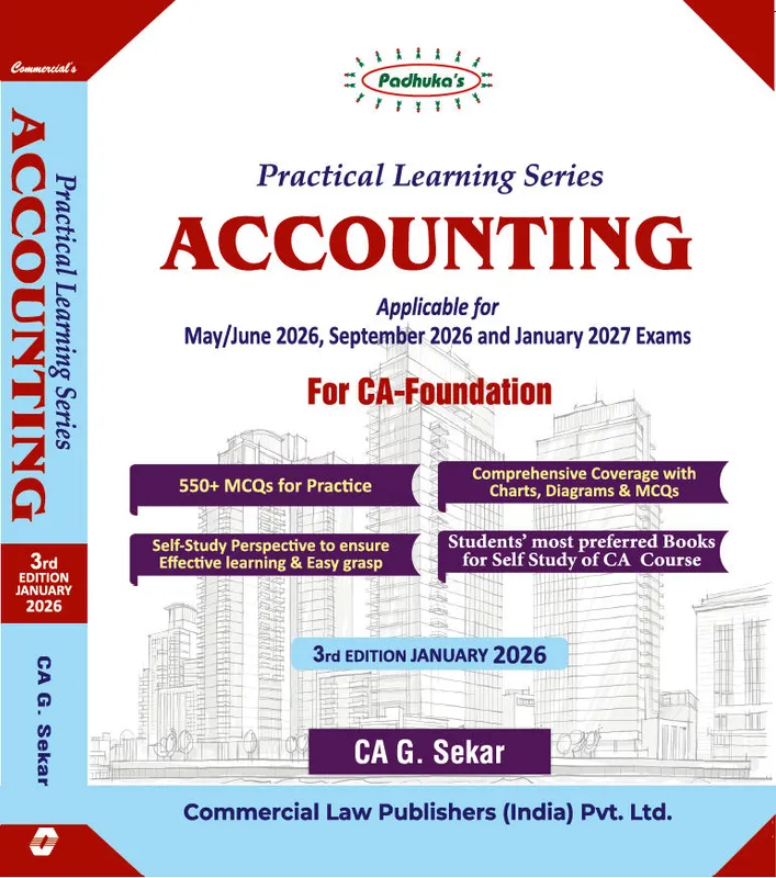 Accounting - Practical Learning Series CA Foundation