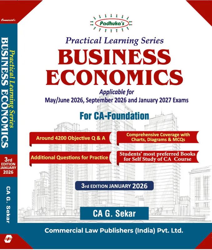 Business Economics - Practical Learning Series for CA Foundation