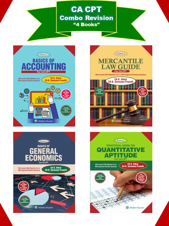 CA CPT Combo Revision (4 Books)