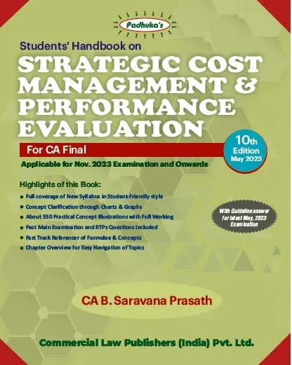 Students Handbook on Strategic Cost Management & Performance Evaluation (New Syllabus)