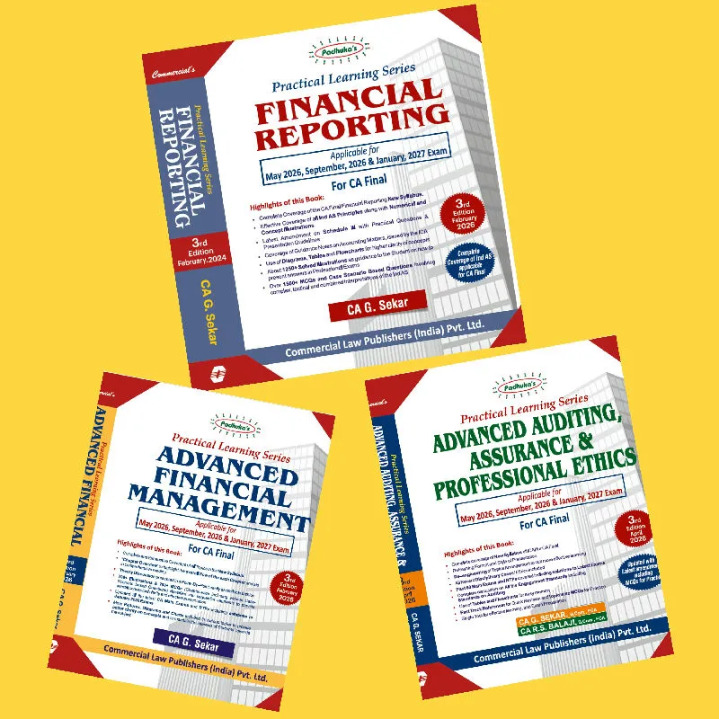 CA Final Combo Star (Group 1 - All 3 Books) Practical Learning Series