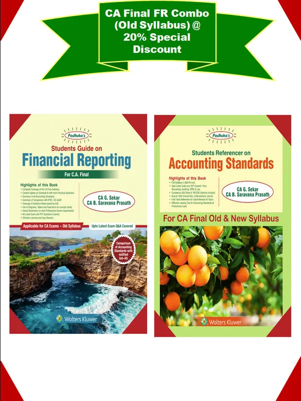 CA Final FR Combo (Old Syllabus) @ 20% Special Discount