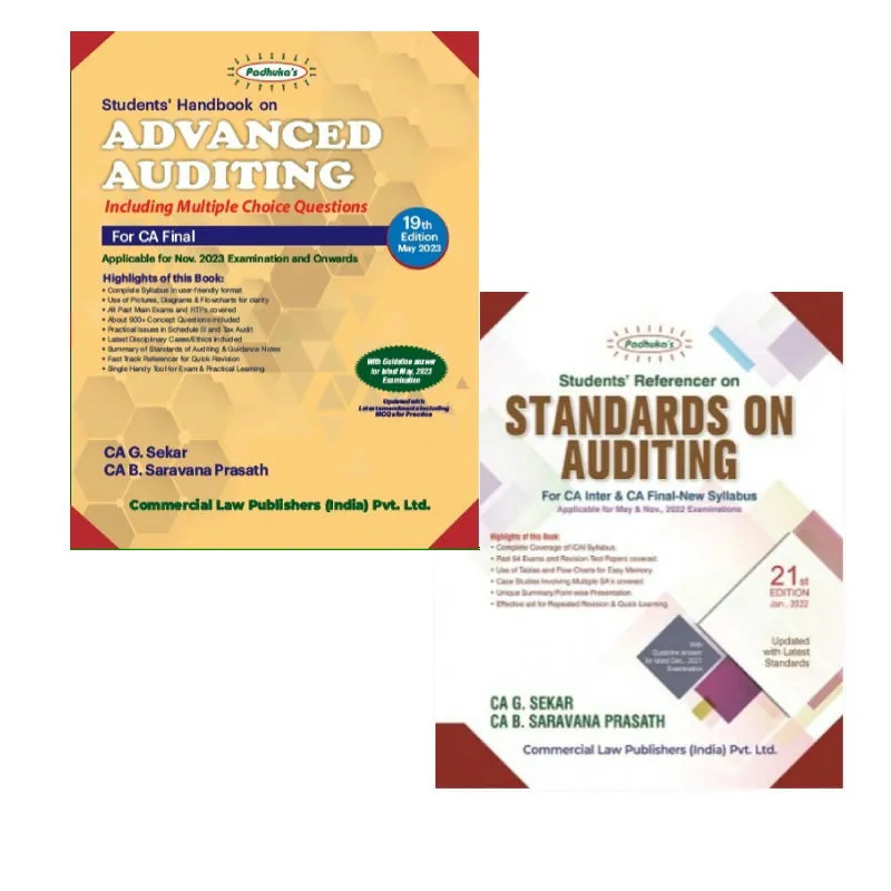 CA Final Audit Combo (New Syllabus) @ 20% Special Discount