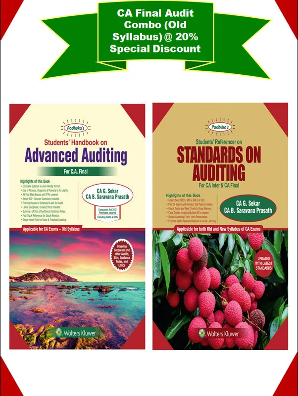 CA Final Audit Combo (Old Syllabus) @ 20% Special Discount