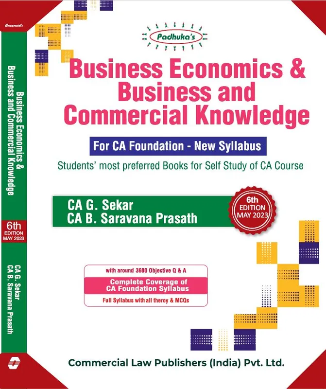 Business Economics & Business and Commercial Knowledge - For CA Foundation