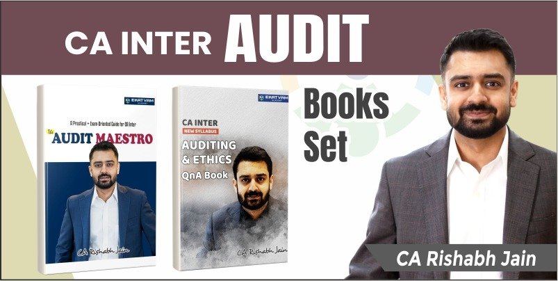 CA Inter Audit New Books Set By CA Rishabh Jain