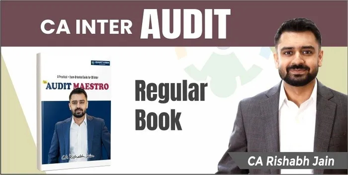 CA Inter Audit Maestro Book By CA Rishabh Jain