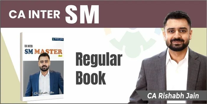 CA Inter SM Master Book Only By CA Rishabh Jain
