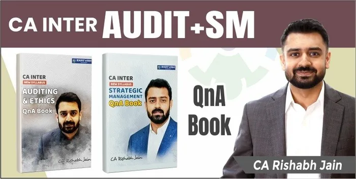 CA Inter Audit & SM New Books Set By CA Rishabh Jain