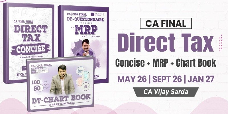 CA Final Direct Tax Books Set By CA Vijay Sarda_May26 Onwards