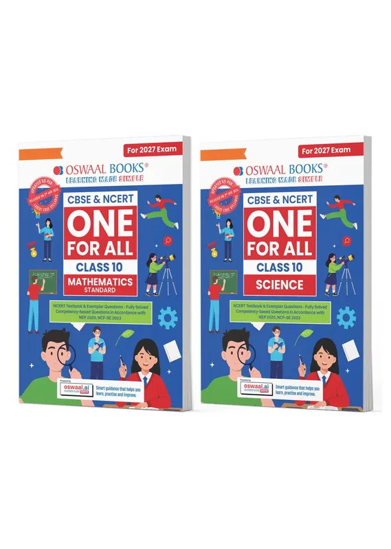 CBSE & NCERT One For All Class 10 Mathematics Standard and Science With Topic Wise Notes (Set Of 2 Books) For 2027 Board Exam