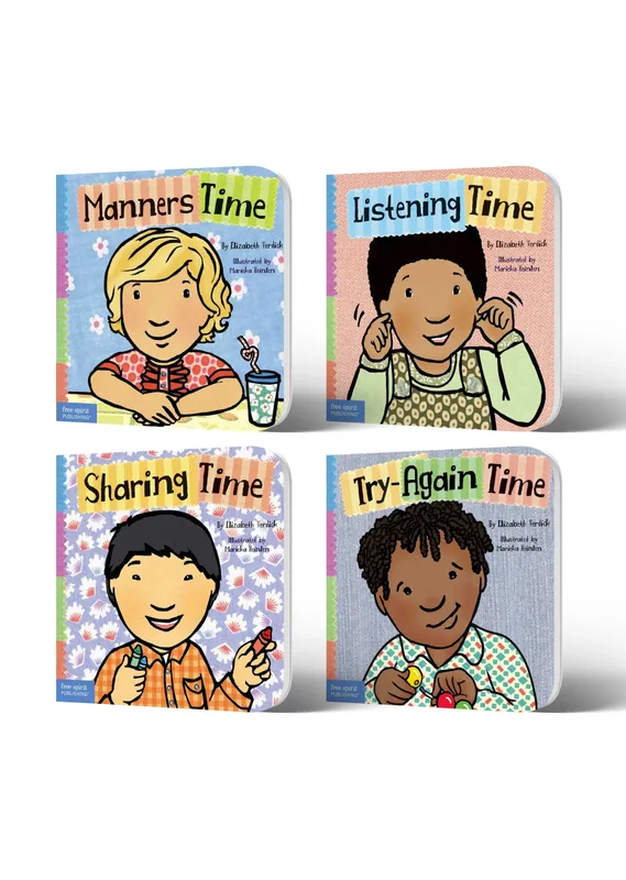 Lil Legends Toddler Tools Social Skills Set of 4 Board Books for Kids | Manners, Listening, Sharing and Try-Again Time | Fun Picture Stories to Build Good Habits and Kindness | For Age 2+