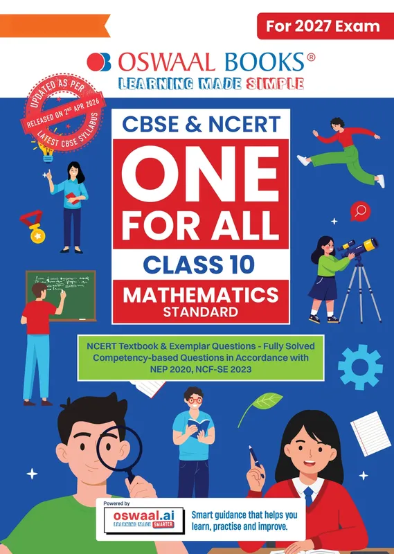 CBSE & NCERT One for All Class 10  Mathematics Standard (For 2027 Exam)