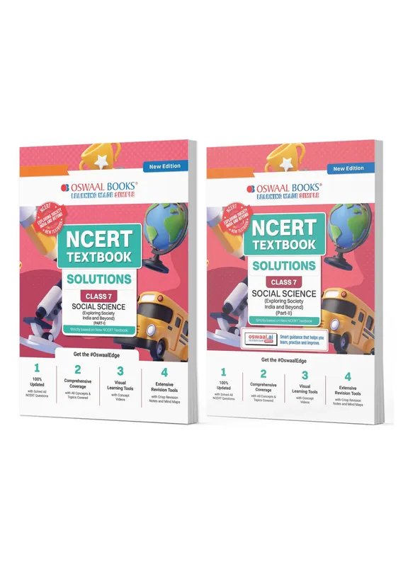 CBSE Class 7 NCERT Textbook Solutions Class 7 Social Science (Exploring Society India And Beyond) Part-1 & Part-2 | Set of 2 Books | For Latest Exam