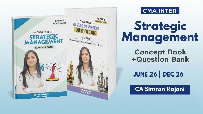 CMA Inter SM Books Set By CA Simran Rajani
