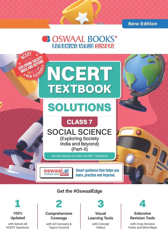 NCERT Textbook Solutions Social Science Part-2 Class 7 | For CBSE 2026-27 Exam | Based on Latest NCERT Exploring Society India and Beyond | With Complete Solutions & Subjective Questions for Practice