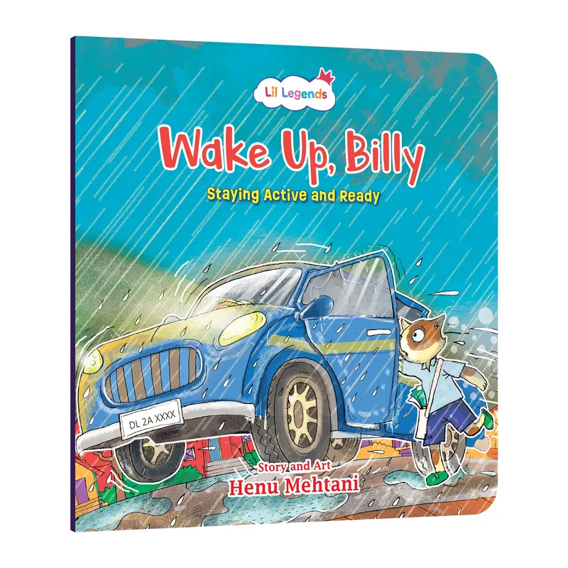 Lil Legends Mindful Moments Series - Wake Up, Billy, Staying Active And Ready | Colourful Picture Story Book for Kids | Illustrated Stories to Build Self-Control and Emotional Learning | Age 5+