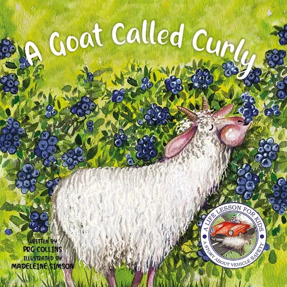 Lil Legends A Life Lesson for Kids Series, A Goat Called Curly - A Story About Vehicle Safety | Value-based Picture Story Board Book | For Age 4-8