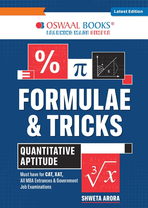 CAT & MBA Entrance Formulae & Tricks Quantitative Aptitude Book For CAT | XAT | MAT | Entrance & Government Job (MBA Exam) by Shweta Arora