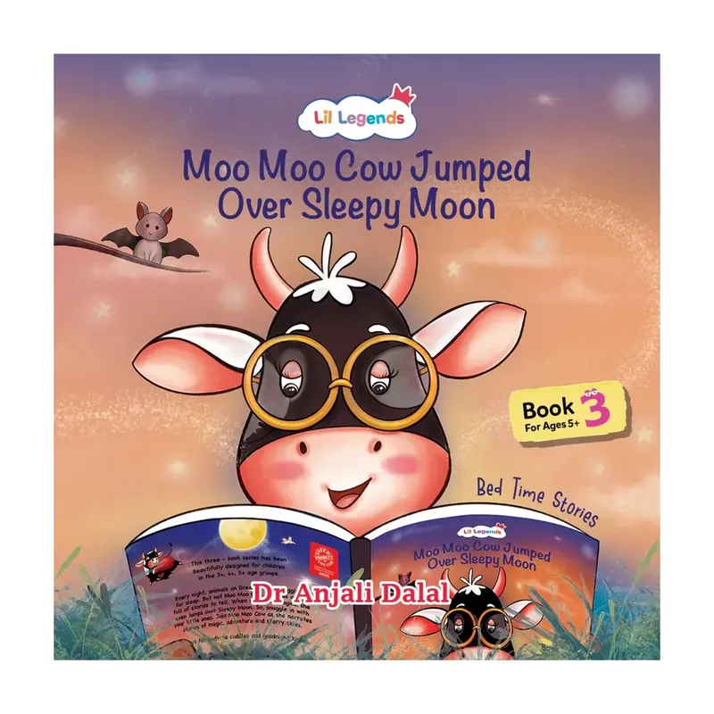 Lil Legends Bedtime Stories Book for Kids | Illustrated Moral Story Book | Sleep Stories | Read-Aloud Picture Boardbook | Early Reading & Vocabulary | Age 5+ Years