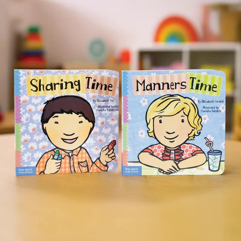 Manners & Sharing Duo Set (Toddler Tools Series) – 2 Board Books for Toddlers (Ages 1-3 yrs) | Build Kind Behaviour & Sharing Habits | by Free Spirit Publishing
