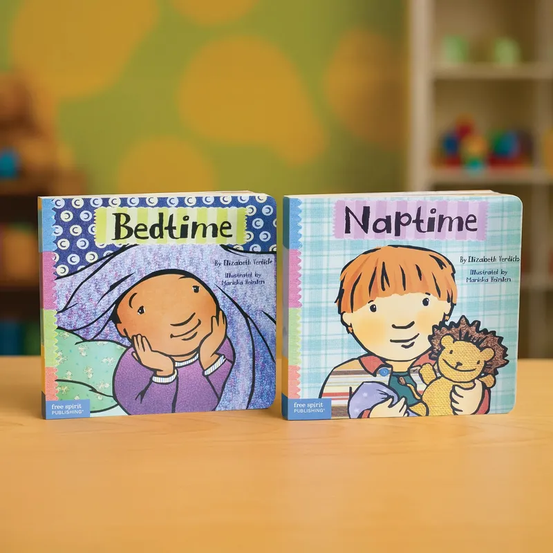 Sleep Routine Set (Toddler Tools Series) – 2 Board Books for Toddlers (Ages 1-3 yrs) | Build Calm Bedtime & Naptime Habits | by Free Spirit Publishing