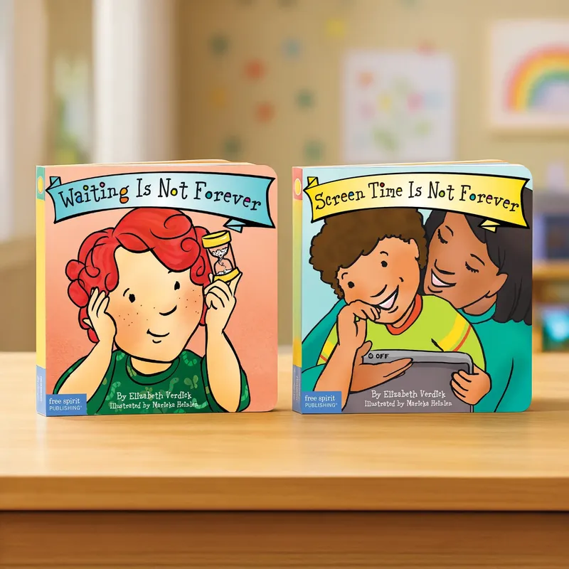 Best Behaviour Duo Set — Board Books | Waiting Is Not Forever + Screen Time Is Not Forever | 2 Books to Build Patience, Healthy Habits & Self-Control