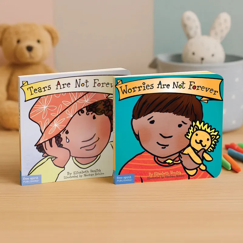 Best Behaviour Duo Set — Board Books | Tears Are Not Forever + Worries Are Not Forever | 2 Books to Build Emotional Resilience, Confidence & Healthy Coping Skills