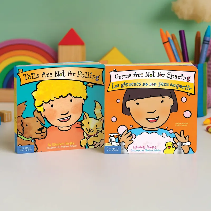 Best Behaviour Duo Set — Board Books | Tails Are Not for Pulling + Germs Are Not for Sharing | 2 Books to Build Kindness, Healthy Habits & Respect for Animals
