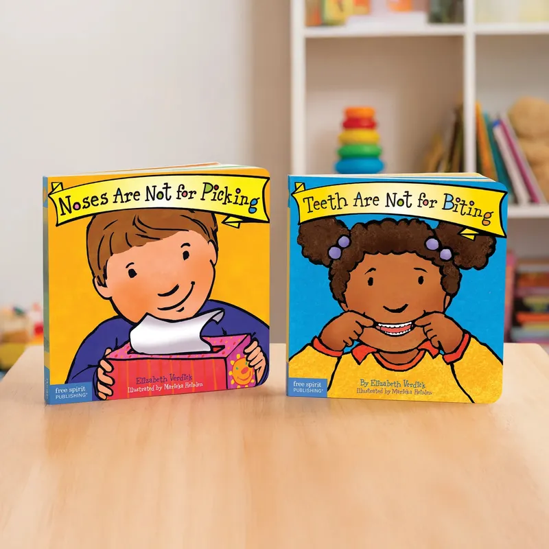 Best Behaviour Duo Set — Board Books | Noses Are Not for Picking + Teeth Are Not for Biting | 2 Books to Build Hygiene, Kindness & Positive Behaviour