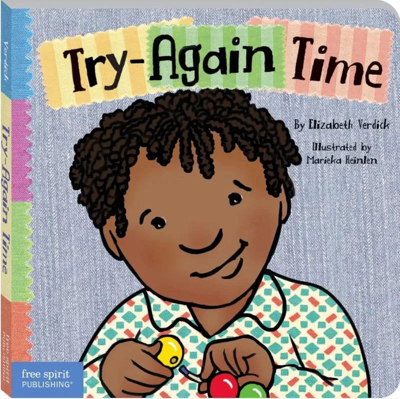 Try-Again Time (Toddler Tools Series) – Gentle Board Book for Toddlers (Ages 1-3 yrs) | Build Resilience & Growth Mindset | by Free Spirit Publishing