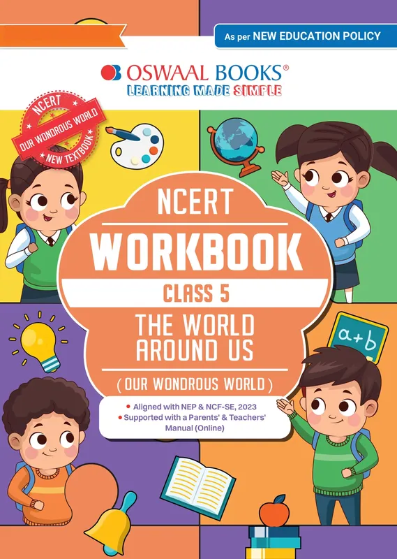 CBSE Class 5 NCERT Workbook Class 5 The World Around Us (Our Wondrous World) | With Practice Worksheets & Activity Based Questions | For Exam 2026-27 | As per NCF & NEP